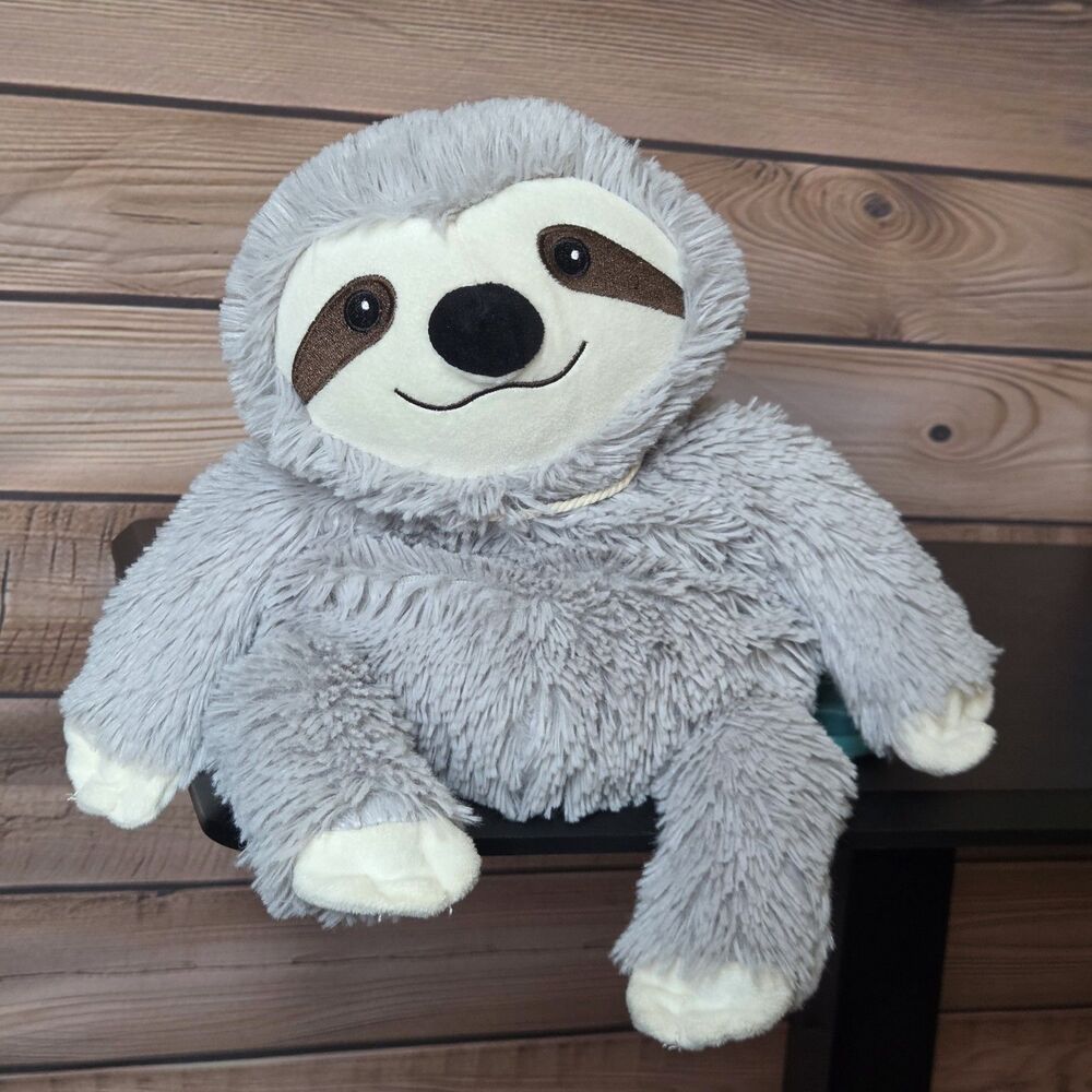 Warmies Junior Microwavable Plush Sloth Cozy Heat Pack